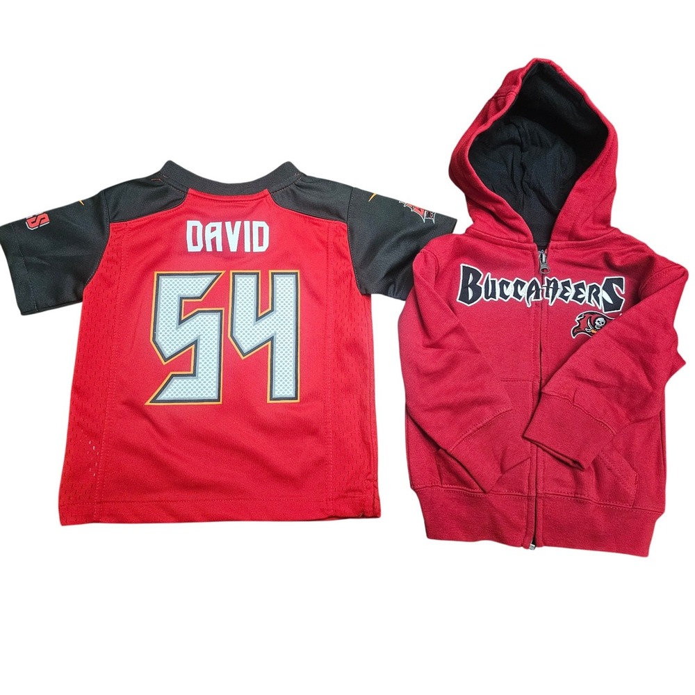 Lavonte David 3T Tampa Bay Buccaneers NFL‎ Football Jersey Hoodie Set